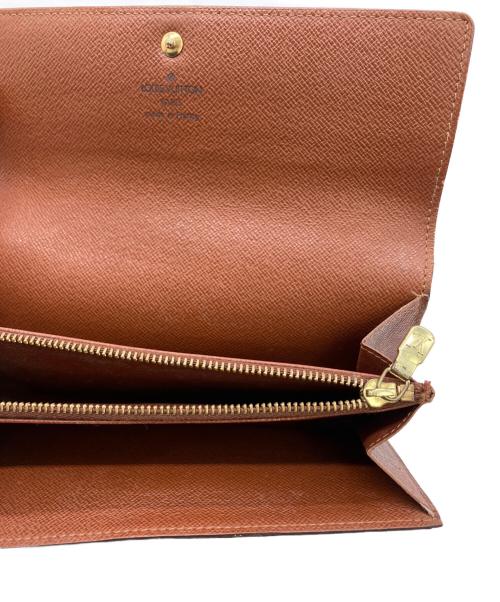 LOUIS VUITTON（ルイ ヴィトン）LOUIS VUITTON (ルイ ヴィトン) モノグラム ポシェット・ポルトモネ クレディ ブラウンの古着・服飾アイテム