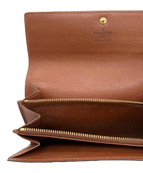 LOUIS VUITTON（ルイ ヴィトン）LOUIS VUITTON (ルイ ヴィトン) モノグラム ポシェット・ポルトモネ クレディ ブラウンの古着・服飾アイテム