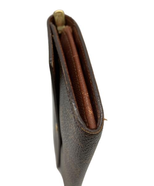 LOUIS VUITTON（ルイ ヴィトン）LOUIS VUITTON (ルイ ヴィトン) モノグラム ポシェット・ポルトモネ クレディ ブラウンの古着・服飾アイテム