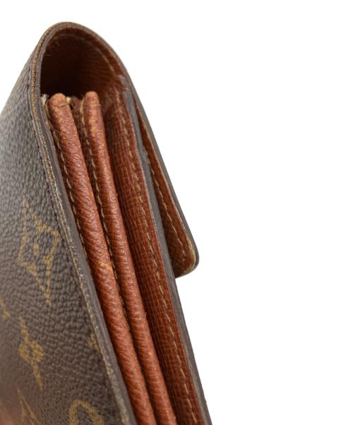 LOUIS VUITTON（ルイ ヴィトン）LOUIS VUITTON (ルイ ヴィトン) モノグラム ポシェット・ポルトモネ クレディ ブラウンの古着・服飾アイテム