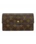 LOUIS VUITTON（ルイ ヴィトン）の古着「モノグラム ポシェット・ポルトモネ クレディ」｜ブラウン