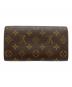 LOUIS VUITTON (ルイ ヴィトン) モノグラム ポシェット・ポルトモネ クレディ ブラウン：12000円