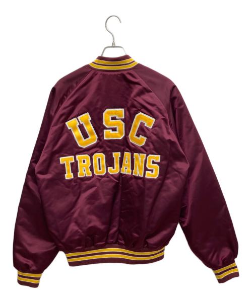Chalk Line（チョークライン）Chalk Line (チョークライン) USC TROJANS スタジャン ボルドー サイズ:Mの古着・服飾アイテム