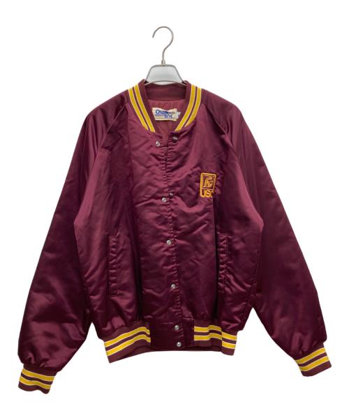 Chalk Line（チョークライン）Chalk Line (チョークライン) USC TROJANS スタジャン ボルドー サイズ:Mの古着・服飾アイテム