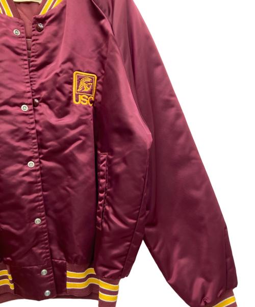 Chalk Line（チョークライン）Chalk Line (チョークライン) USC TROJANS スタジャン ボルドー サイズ:Mの古着・服飾アイテム