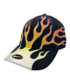 NIKEナイキ）の古着「CLUB CAP STRUCTURED OG FLAME CAP」｜ブラック