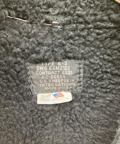 ノーブランド（ノーブランド）ノーブランド (ノーブランド) B-3フライトジャケット ブラック サイズ:SIZE S (34)の古着・服飾アイテム