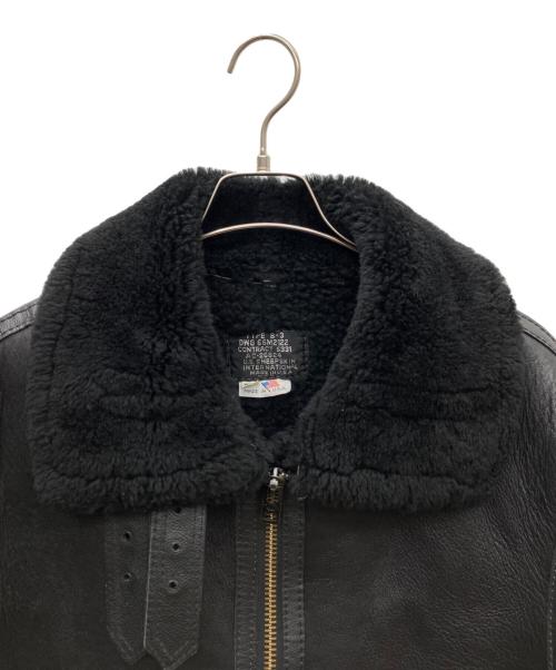 ノーブランド（ノーブランド）ノーブランド (ノーブランド) B-3フライトジャケット ブラック サイズ:SIZE S (34)の古着・服飾アイテム