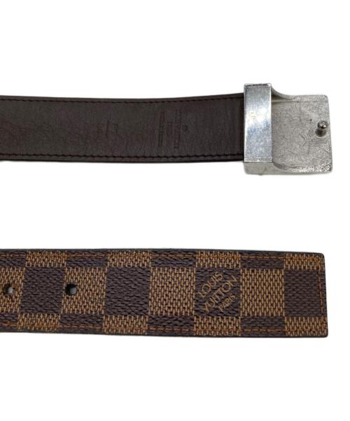LOUIS VUITTON（ルイ ヴィトン）LOUIS VUITTON (ルイ ヴィトン) ダミエ サンチュール・キャレ ブラウン サイズ:85/34の古着・服飾アイテム