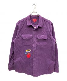 SUPREME（シュプリーム）の古着「ゴンズコーデュロイワークシャツ」｜パープル