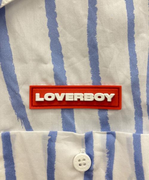 CHARLES JEFFREY LOVERBOY（チャールズ ジェフリー ラバーボーイ）CHARLES JEFFREY LOVERBOY (チャールズ ジェフリー ラバーボーイ) 半袖シャツ ブルー サイズ:Lの古着・服飾アイテム