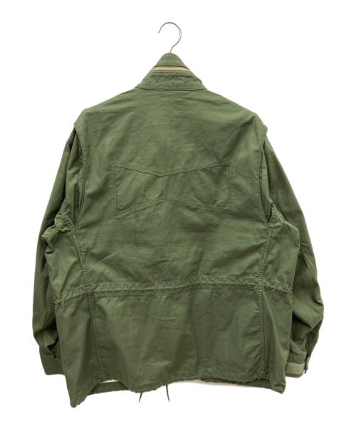 WASTED YOUTH（ウェイステッドユース）WASTED YOUTH (ウェイステッドユース) ミリタリーコート グリーン サイズ:SIZE XLの古着・服飾アイテム
