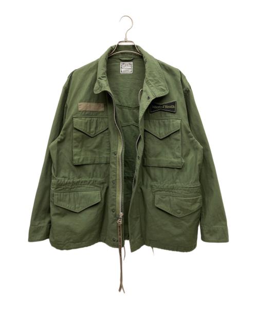 WASTED YOUTH（ウェイステッドユース）WASTED YOUTH (ウェイステッドユース) ミリタリーコート グリーン サイズ:SIZE XLの古着・服飾アイテム