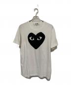 PLAY COMME des GARCONSプレイコムデギャルソン）の古着「半袖Tシャツ」｜ホワイト