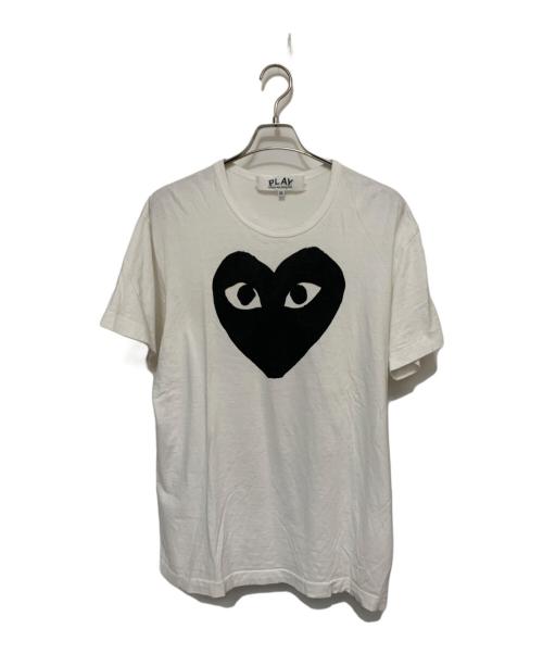 PLAY COMME des GARCONS（プレイコムデギャルソン）PLAY COMME des GARCONS (プレイコムデギャルソン) 半袖Tシャツ ホワイト サイズ:XXLの古着・服飾アイテム