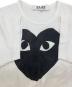 中古・古着 PLAY COMME des GARCONS (プレイコムデギャルソン) 半袖Tシャツ ホワイト サイズ:XXL：4000円