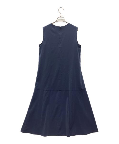 INDIVI（インディヴィ）INDIVI (インディヴィ) ノースリーブワンピース ネイビー サイズ:40 未使用品の古着・服飾アイテム