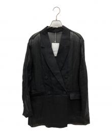 Adam et Rope（アダム エ ロペ）の古着「シースルージャケット」｜ブラック