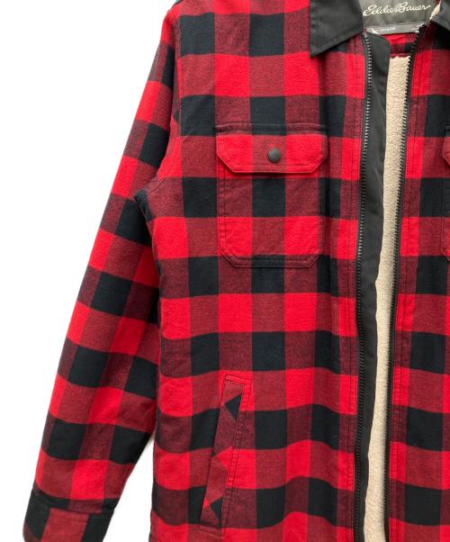 Eddie Bauer（エディーバウアー）Eddie Bauer (エディーバウアー) ジャケット レッド サイズ:Mの古着・服飾アイテム