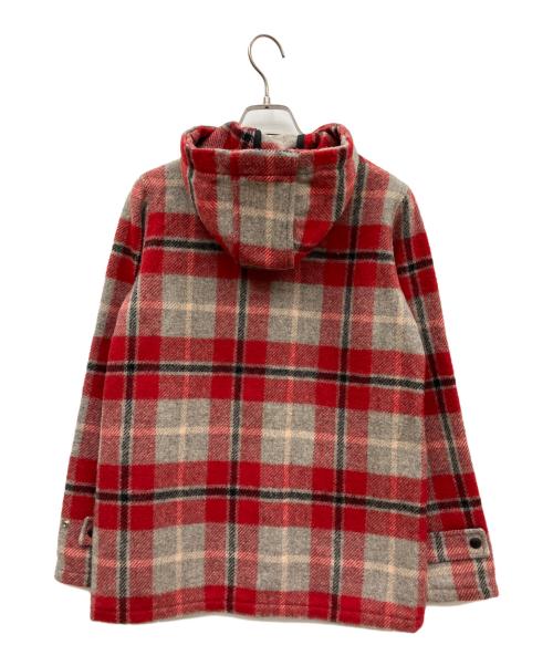 JOHNSON WOOLEN MILLS（ジョンソンウーレンミルズ）Johnson Woolen Mills (ジョンソンウーレンミルズ) ウールジャケット レッド サイズ:Mの古着・服飾アイテム