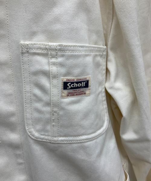 Schott（ショット）Schott (ショット) TC WORK COVERALL アイボリー サイズ:Lの古着・服飾アイテム