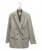 ebureエブール）の古着「ツイードジャケット」｜ベージュ