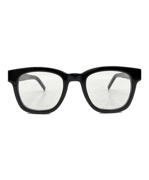 Yves Saint Laurent（イヴサンローラン）Yves Saint Laurent (イヴサンローラン) プレート スクエアフレーム サングラス ブラックの古着・服飾アイテム