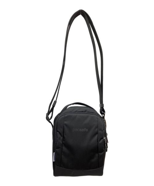 pacsafe（パックセーフ）pacsafe (パックセーフ) ECONYL ショルダーバッグ ブラックの古着・服飾アイテム