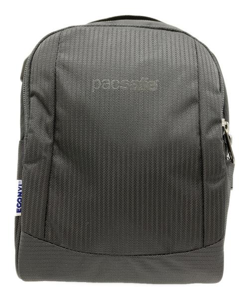 pacsafe（パックセーフ）pacsafe (パックセーフ) ECONYL ショルダーバッグ ブラックの古着・服飾アイテム