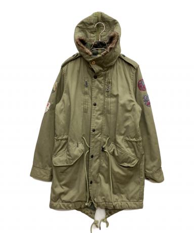 中古・古着通販】DIESEL (ディーゼル) モッズコート オリーブ サイズ:M