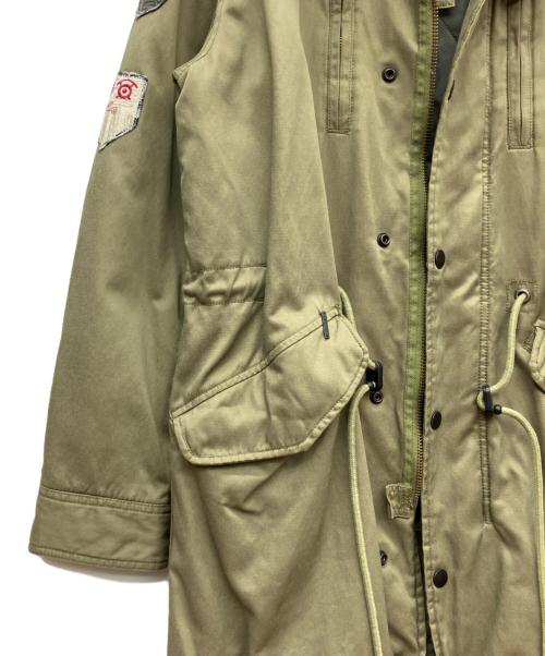 DIESEL（ディーゼル）DIESEL (ディーゼル) モッズコート オリーブ サイズ:Mの古着・服飾アイテム