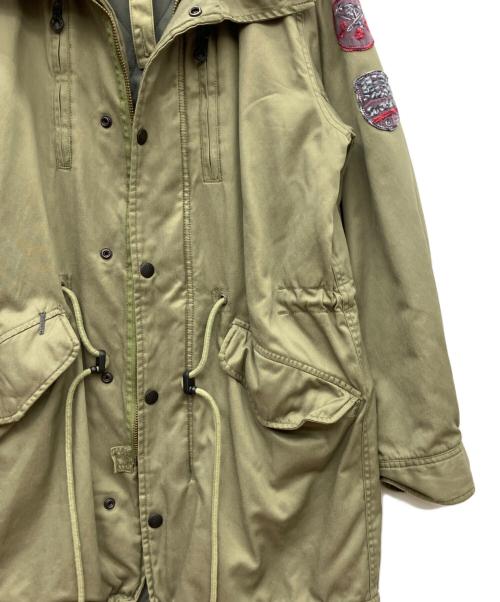 DIESEL（ディーゼル）DIESEL (ディーゼル) モッズコート オリーブ サイズ:Mの古着・服飾アイテム
