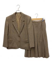 Aquascutum（アクアスキュータム）の古着「セットアップ」｜ブラウン