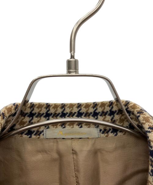 Aquascutum（アクアスキュータム）Aquascutum (アクアスキュータム) セットアップ ブラウン サイズ:ジャケット11号、スカート9号の古着・服飾アイテム