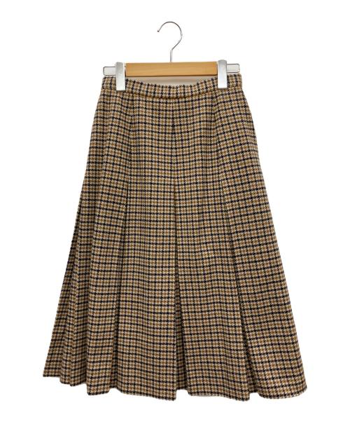 Aquascutum（アクアスキュータム）Aquascutum (アクアスキュータム) セットアップ ブラウン サイズ:ジャケット11号、スカート9号の古着・服飾アイテム