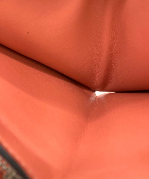 LOEWE（ロエベ）LOEWE (ロエベ) コンパクトジップウォレット ベージュ×ブラウンの古着・服飾アイテム