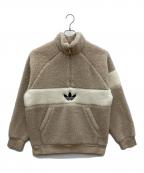 adidas Originalsアディダスオリジナル）の古着「フリースジャケット」｜ベージュ