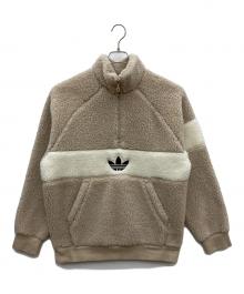 adidas Originals（アディダスオリジナル）の古着「フリースジャケット」｜ベージュ