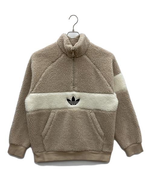 adidas Originals（アディダスオリジナル）adidas Originals (アディダスオリジナル) フリースジャケット ベージュ サイズ:Lの古着・服飾アイテム