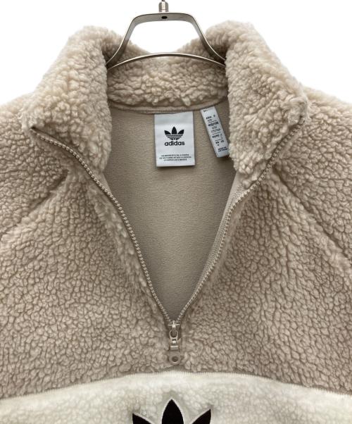 adidas Originals（アディダスオリジナル）adidas Originals (アディダスオリジナル) フリースジャケット ベージュ サイズ:Lの古着・服飾アイテム