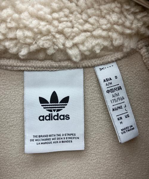 adidas Originals（アディダスオリジナル）adidas Originals (アディダスオリジナル) フリースジャケット ベージュ サイズ:Lの古着・服飾アイテム