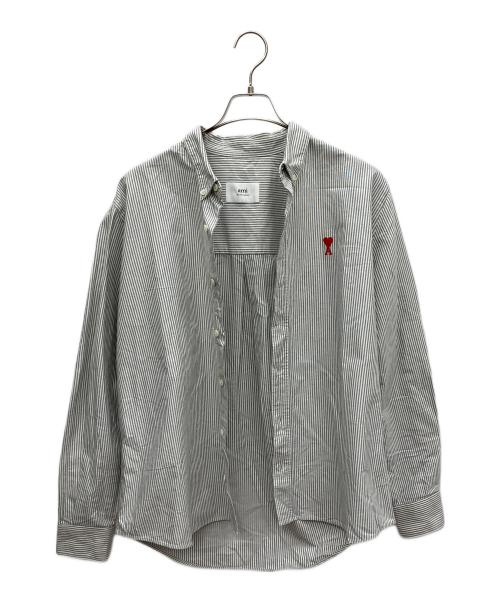 AMI Alexandre Mattiussi（アミアレクサンドルマテュッシ）AMI Alexandre Mattiussi (アミアレクサンドルマテュッシ) 長袖シャツ グレー サイズ:42の古着・服飾アイテム