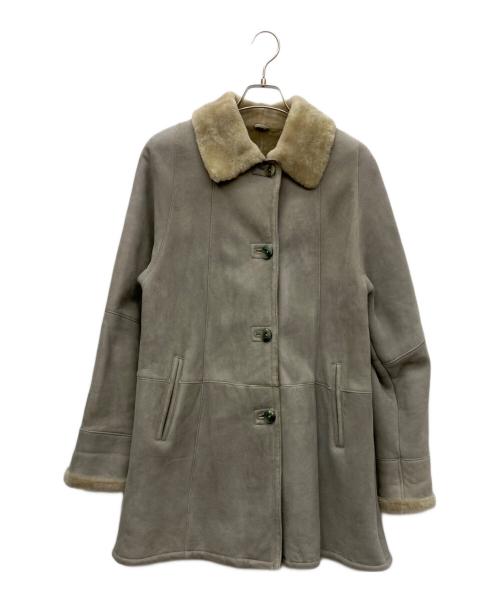 le mouton（ル ムートン）le mouton (ル ムートン) ムートンコート グレー サイズ:38の古着・服飾アイテム
