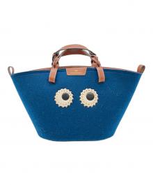 ANYA HINDMARCH（アニヤ・ハインドマーチ）の古着「フェルトハンドバッグ」