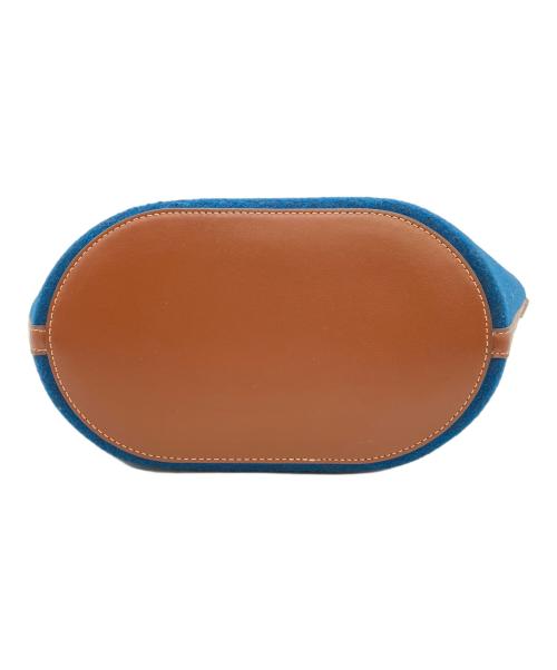 ANYA HINDMARCH（アニヤ・ハインドマーチ）ANYA HINDMARCH (アニヤ・ハインドマーチ) フェルトハンドバッグの古着・服飾アイテム