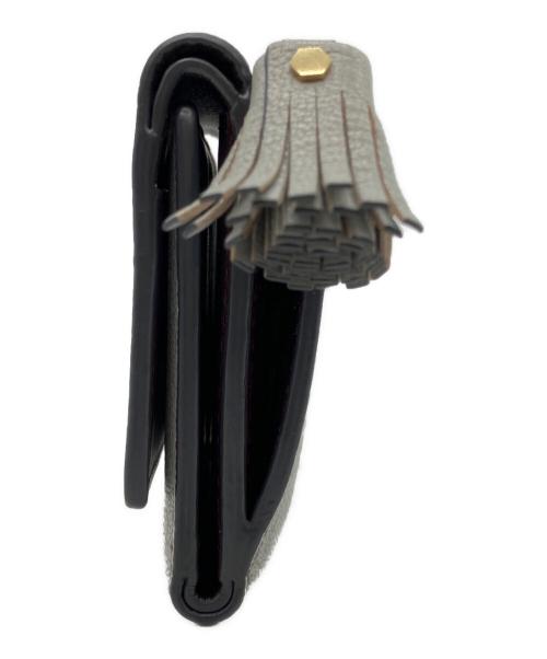 ANYA HINDMARCH（アニヤ・ハインドマーチ）ANYA HINDMARCH (アニヤ・ハインドマーチ) UNITED ARROWS (ユナイテッドアローズ) コンパクトウォレット グレーの古着・服飾アイテム