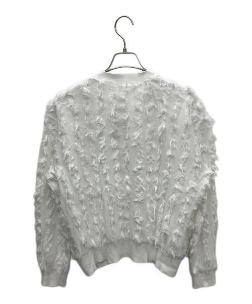 Rie miller（リエ ミラー）Rie miller (リエ ミラー) 薄手カーディガン ホワイト サイズ:38の古着・服飾アイテム