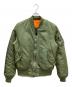 ALPHA（アルファ）の古着「MA-1ジャケット」｜オリーブ