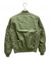 ALPHA (アルファ) MA-1ジャケット オリーブ サイズ:SIZE M：8000円