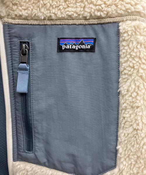 Patagonia（パタゴニア）Patagonia (パタゴニア) クラシックレトロXフリースジャケット ベージュ×ブルー サイズ:SIZE Lの古着・服飾アイテム